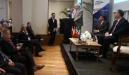 Ministro MOPC, Economista Ramón Jiménez Gaona, Presidente de la CPC, Ing. Humberto Costanzo, Presidente de la FEPAC, Ing. Ángel Ferrigno